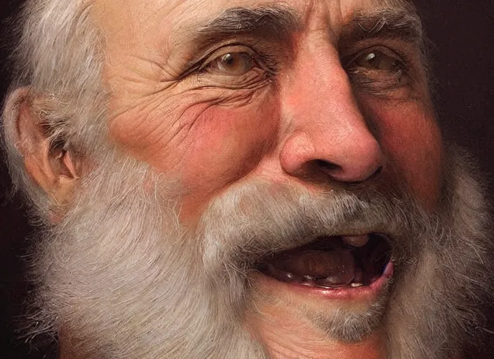 Prompt: a highly detailed wax portrait of a dentist, james gurney, james jean