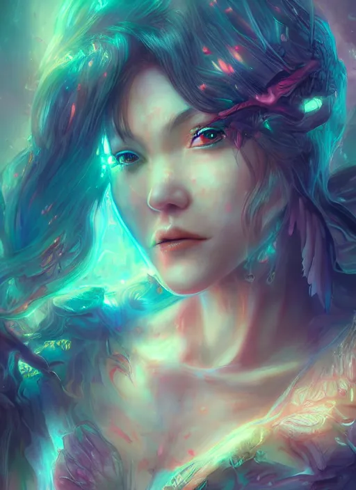 Prompt: dreamscape, female, ross tran!!!, vivid colors, anatomical, highly detailed sculpture, intricate detailed, ommatidia, 8 k, cinematic atmosphere, post - processing