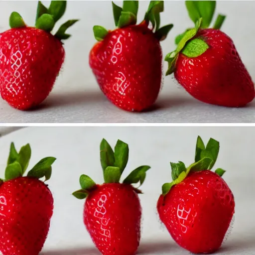 Image similar to adorable strawberry critter