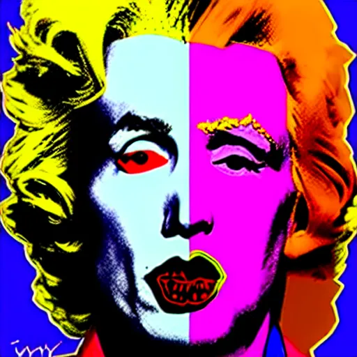 Image similar to ! dream an extremely psychedelic portrait of andy warhol as marilyn manson, surreal, lsd, face, detailed, intricate, elegant, lithe, highly detailed, digital painting, artstation, concept art, smooth, sharp focus, illustration