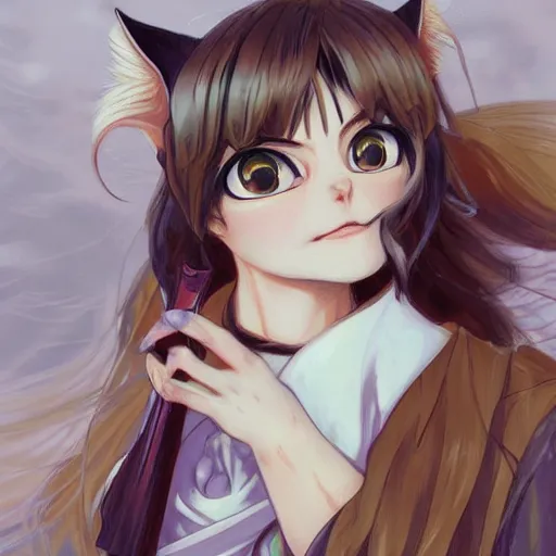 Prompt: Grumpy cat as an anime waifu, anime, weeb, asuka, die cut sticker , intricate, elegant, highly detailed, digital painting, artstation, concept art, smooth, sharp focus, illustration, art by artgerm and greg rutkowski and alphonse mucha and francisco goya