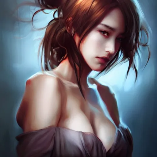 Image similar to by wlop, artgerm