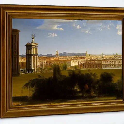 Prompt: Madrid painted by Thomas Cole