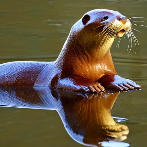 Image similar to humanoid otter