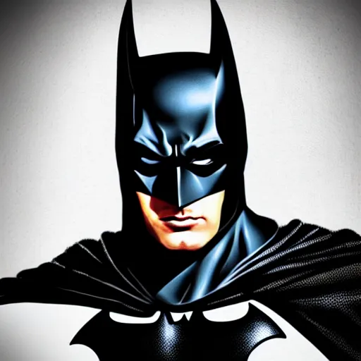 Image similar to jansen ackles as batman, hyper detailed masterpiece, digital art painting, hyper realism aesthetic