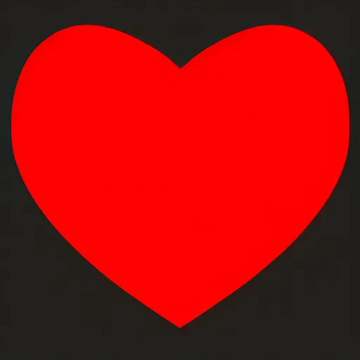 Prompt: a red heart icon. minimalistic. no background. solid colors. cell shading, hight contrast, tichk contours