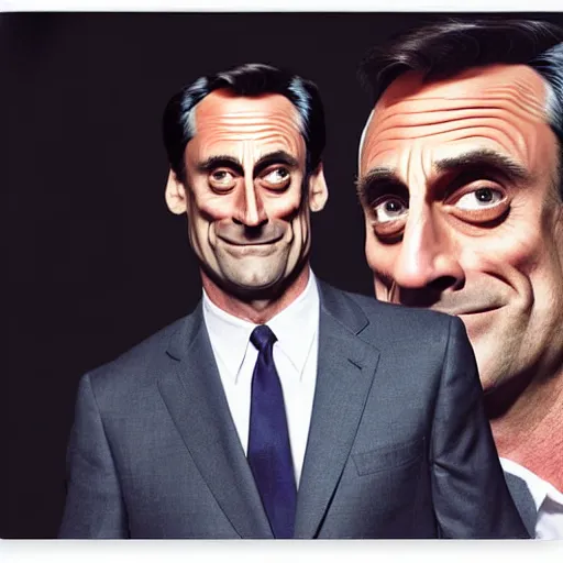 Prompt: uhd candid photo of ham with john hamm's face on it. correct face. photo by annie leibowitz.