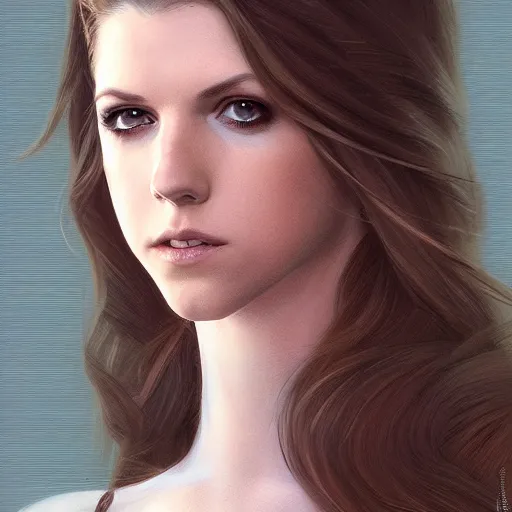 Image similar to a portrait of anna kendrick as a sorceress, urban motifs, intricate, elegant, highly detailed, digital painting, trending on artstation, concept art, smooth sharp focus, illustration, art by artgerm and greg rutkowski