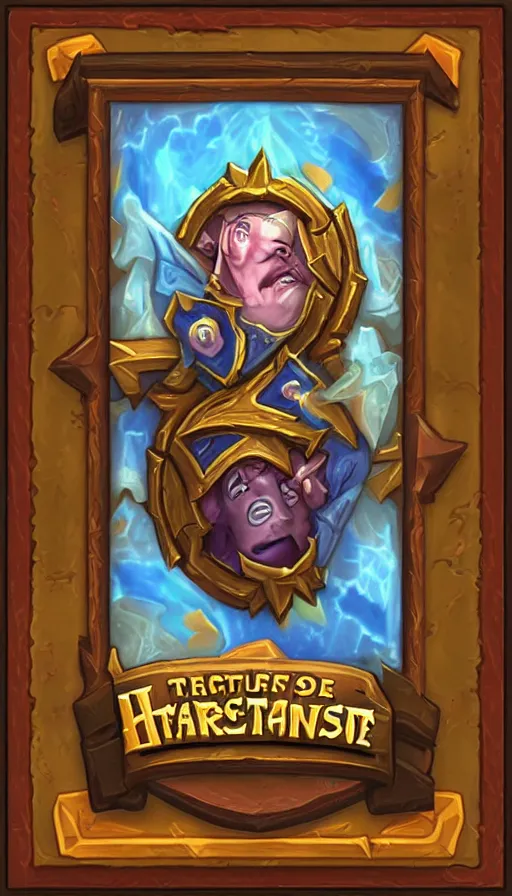 Image similar to frame border in the style of hearthstone