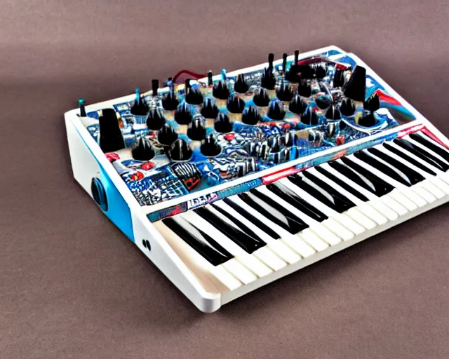 Image similar to Modular buchla synthesizer white ufo