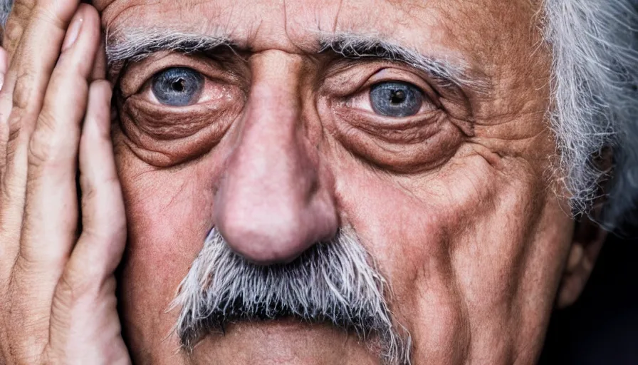 Prompt: hyper-realistic and anamorphic 2010s movie still close-up portrait of Giovanni Falcone, by Irving Penn, Leica SL2 50mm, beautiful color, high quality, high textured, detailed face