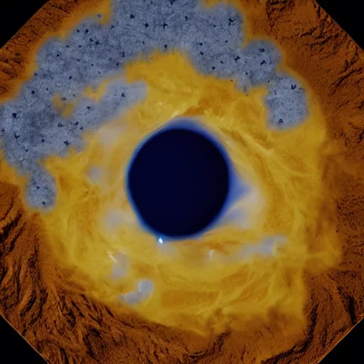 Prompt: azathoth as seen through the james webb telescope