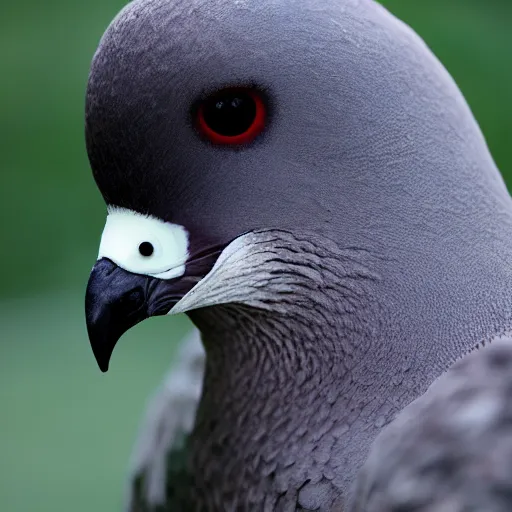 Prompt: giant evil pigeon