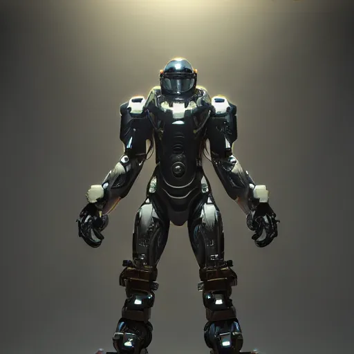 Image similar to a heavy exo suit powered by G-fuel, au naturel, hyper detailed, digital art, trending in artstation, cinematic lighting, studio quality, smooth render, unreal engine 5 rendered, octane rendered, art style by klimt and nixeu and ian sprigger and wlop and krenz cushart