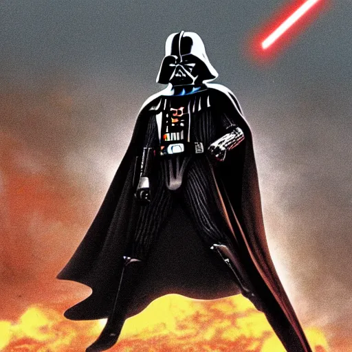 Prompt: cinematic picture of darth vader in the lords of the rings