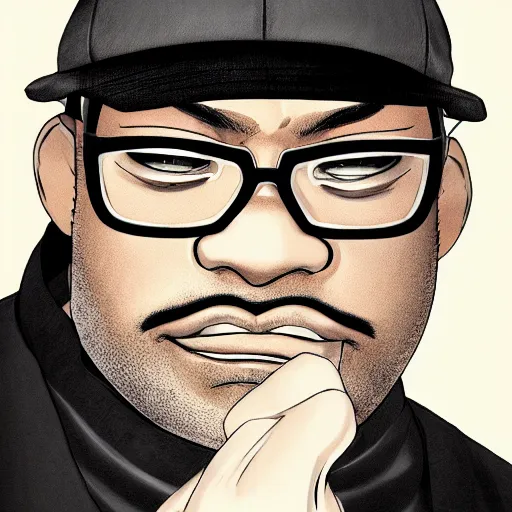 Image similar to portrait of big smoke, anime fantasy illustration by tomoyuki yamasaki, kyoto studio, madhouse, ufotable, trending on artstation