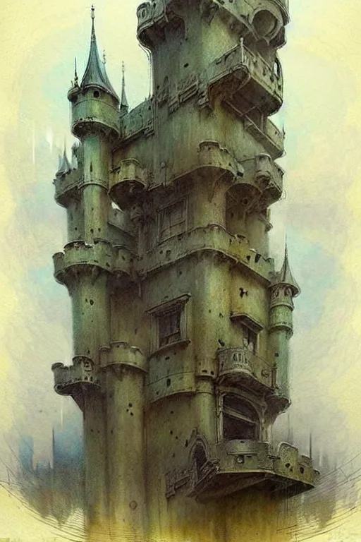 Image similar to ( ( ( ( ( 1 9 5 0 s techno castle. muted colors. ) ) ) ) ) by jean - baptiste monge!!!!!!!!!!!!!!!!!!!!!!!!!!!!!!