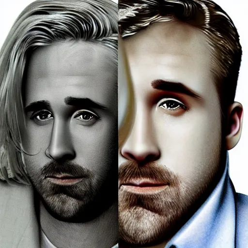 Prompt: really fat ryan gosling with a long gray beard, photorealistic, very high detail,