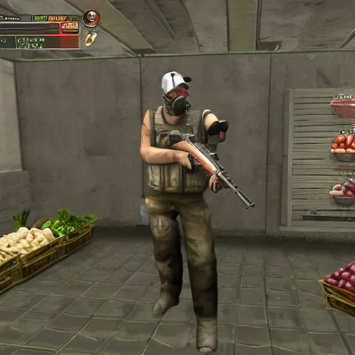 Prompt: counter strike greengrocer