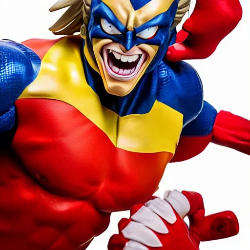 Image similar to all might from my hero academy live action, photo shoot