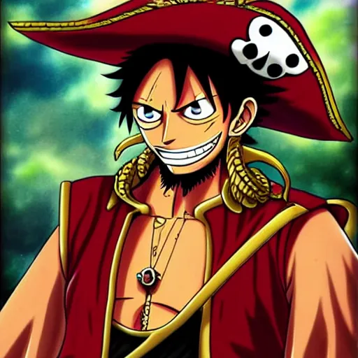 Image similar to Pirate King IshowSpeed, anime art, One Piece high detail, high quality,