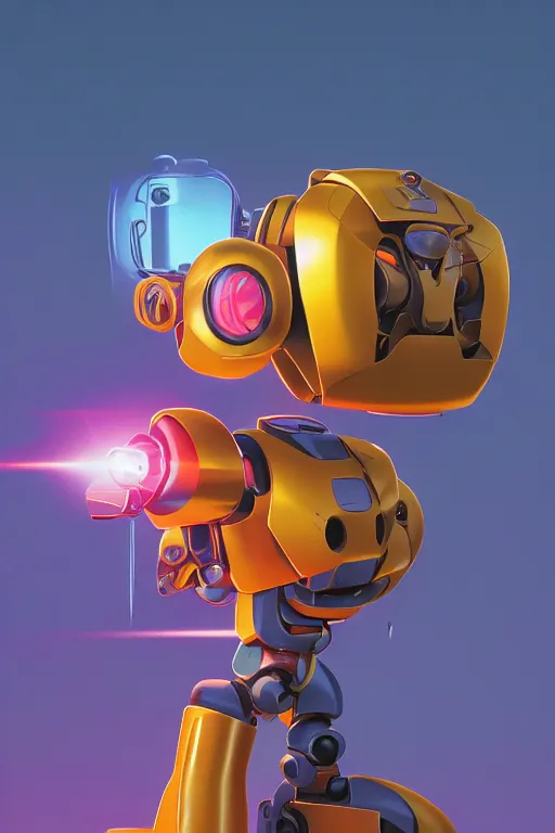 Image similar to metabots medabots medarotto medarot robot minimalist comics helmet mask neon cybereye, behance hd by jesper ejsing, by rhads, makoto shinkai and lois van baarle, ilya kuvshinov, rossdraws global illumination ray tracing hdr radiating a glowing aura