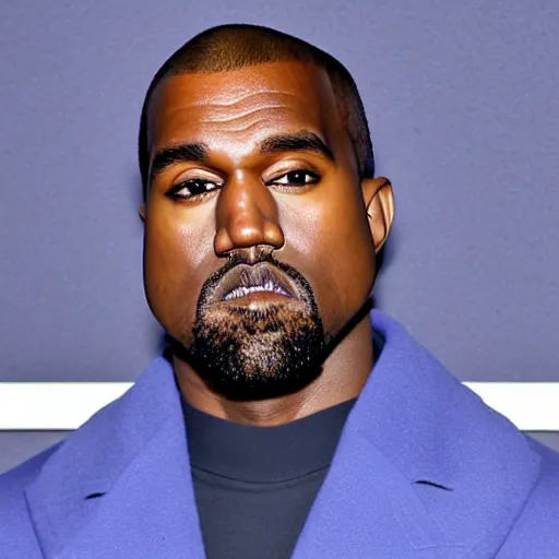 Prompt: Kanye West as a Blueberry