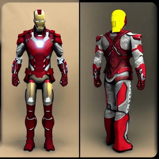 Prompt: ironman armor based off assassins creed