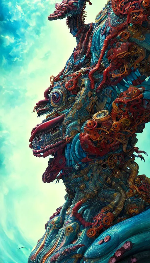 Image similar to exquisite imaginative imposing weird creature movie poster art humanoid anime movie art by : : james jean, imagine fx, weta studio