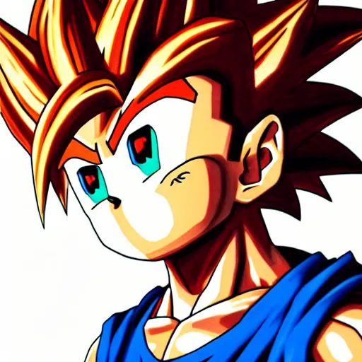 Prompt: ultra realistic portrait painting of a fusion of sonic and goku, art by akira toriyama, 4 k, dragon ball, artstyle, cel shaded, highly detailed, epic lighting