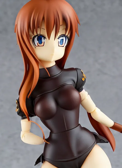 Prompt: an anime model kit of a girl made of root beer, anime PVC Figure, garage kit