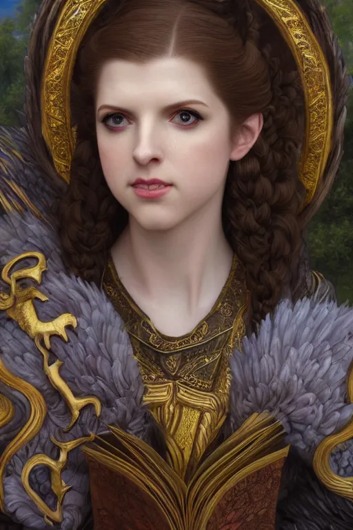 Prompt: A fantasy book style portrait painting of a hybrid Anna Kendrick, Anya_Taylor-Joy as a Mystical Valkyrie, Anubis-Reptilian, Atlantean Warrior, François Boucher, Oil Painting, unreal 5, DAZ, hyperrealistic, octane render, Regal, Refined, Detailed Digital Art, RPG portrait, William-Adolphe Bouguereau, Michael Cheval, Walt Disney (1937), Steampunk, Volumetric Golden dappled dynamic lighting, Highly Detailed, Cinematic Lighting, Unreal Engine, 8k, HD