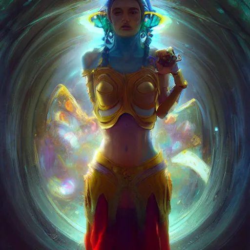 Prompt: dmt machine elves, hyperspace, huggy wuggy from poppy playtime video game, fullbody, ultra high detailed, oil painting, greg rutkowski, charlie bowater, yuumei, yanjun cheng, unreal 5, daz, hyperrealistic, octane render, rpg portrait, dynamic lighting, fantasy art, beautiful face