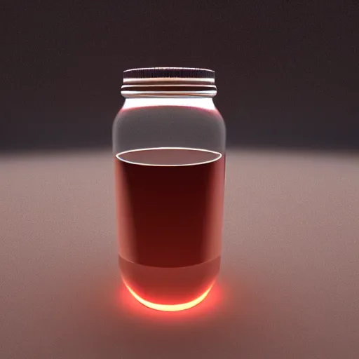 Prompt: !?!?!?, 8 k resolution, volumetric lighting in a jar