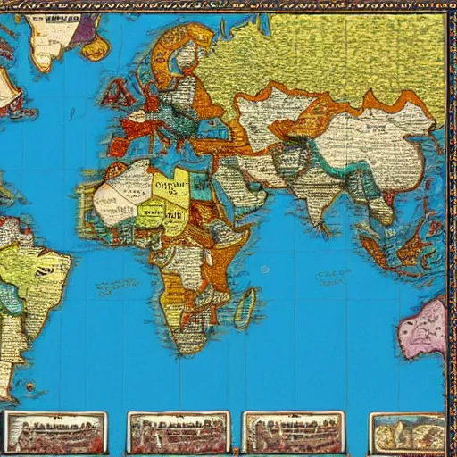 Image similar to alternate history world map