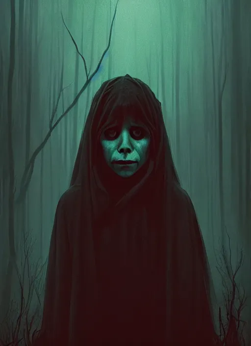 Prompt: portrait of la llorona from the curse of la llorona, desaturated colors, horror lighting, digital art, winning award masterpiece, fantastically eerie, illustration, upscale with simon stalenhag work, trending on artstation, art by wlop and alex ross