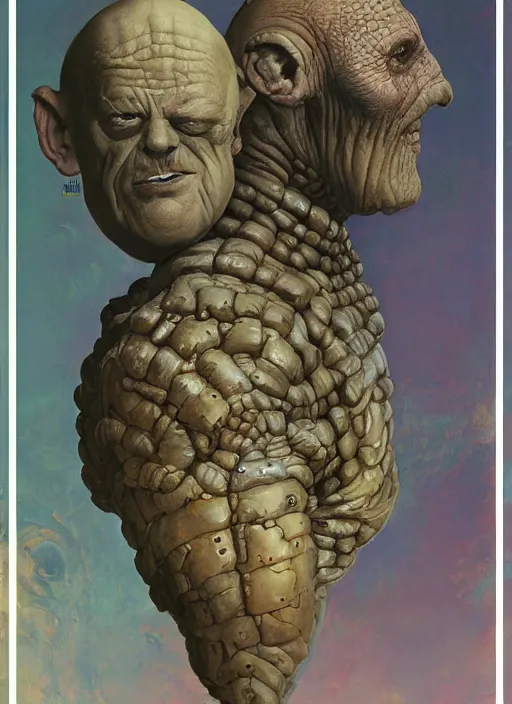 Prompt: full body and head portrait of a sontaran, by lawrence alma-tadema and zdzislaw beksinski and norman rockwell and jack kirby and tom lovell and greg staples, artstation creature art