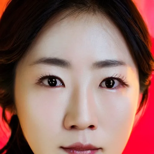 Image similar to close-up photo of Japanese actress face