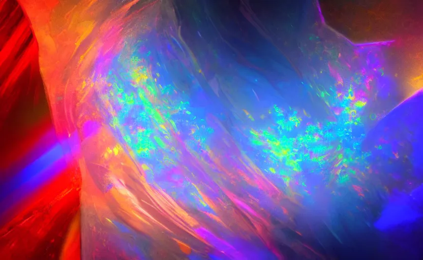 Image similar to inside a dream of an opal, abstract interpretation, trending on artstation, digital art, 4k desktop background