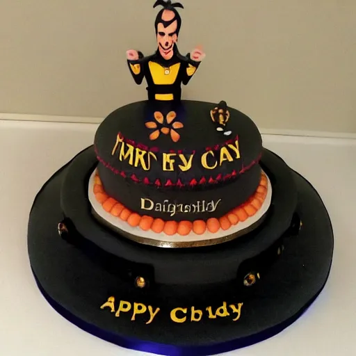 Image similar to gul dukat birthday cake