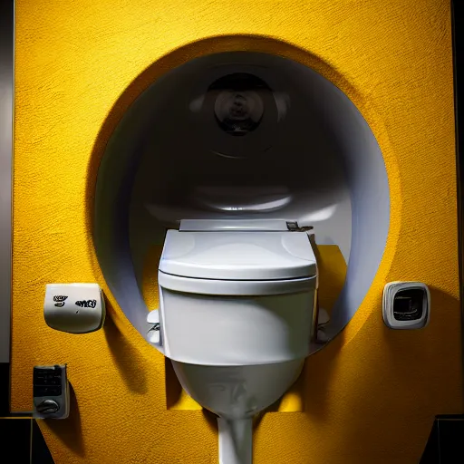 Image similar to gaming toilet, 4 k, photography, detailed, concept,