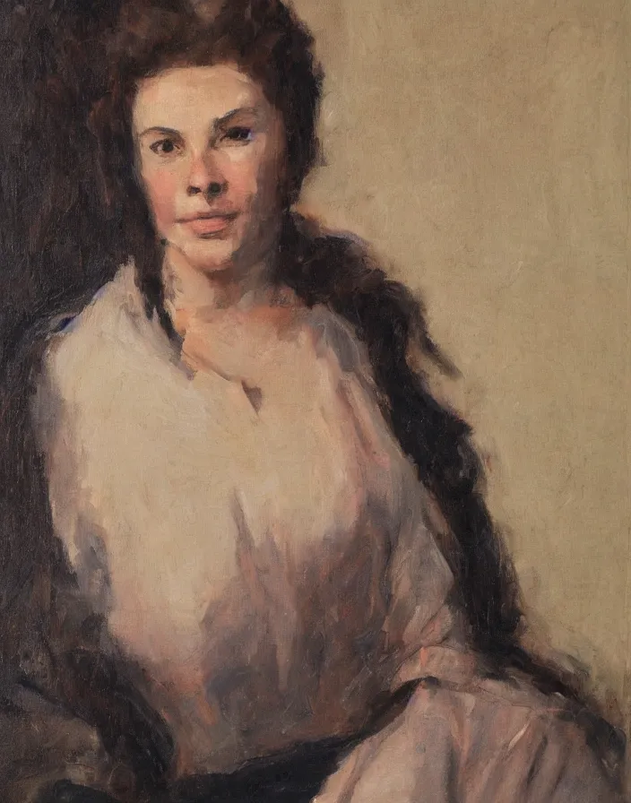 Image similar to painting smith jeffrey, face portrait of a woman