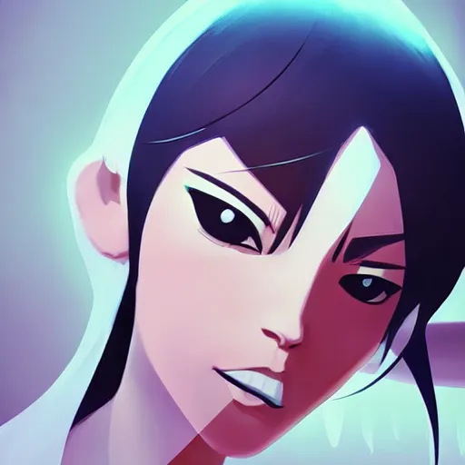 Image similar to face icon stylized minimalist bleach, loftis, cory behance hd by jesper ejsing, by rhads, makoto shinkai and lois van baarle, ilya kuvshinov, rossdraws global illumination