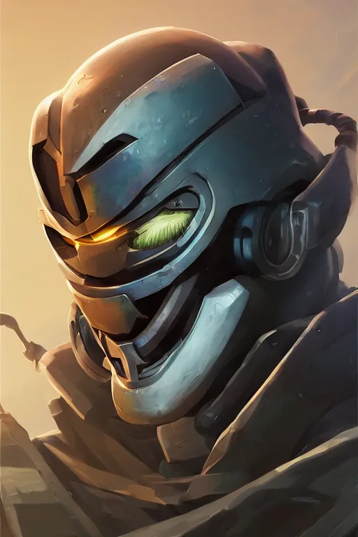 Image similar to epic mask helmet robot ninja portrait stylized as fornite style game design fanart by concept artist gervasio canda, behance hd by jesper ejsing, by rhads, makoto shinkai and lois van baarle, ilya kuvshinov, rossdraws global illumination radiating a glowing aura global illumination ray tracing hdr render in unreal engine 5