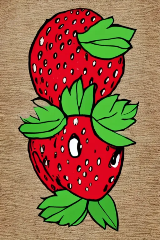 Image similar to strawberry ninja