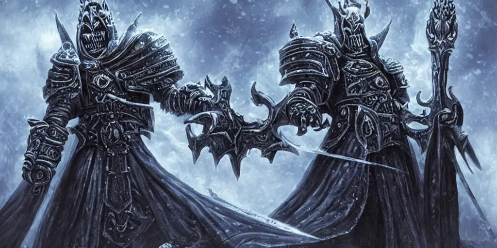 Image similar to the lich king