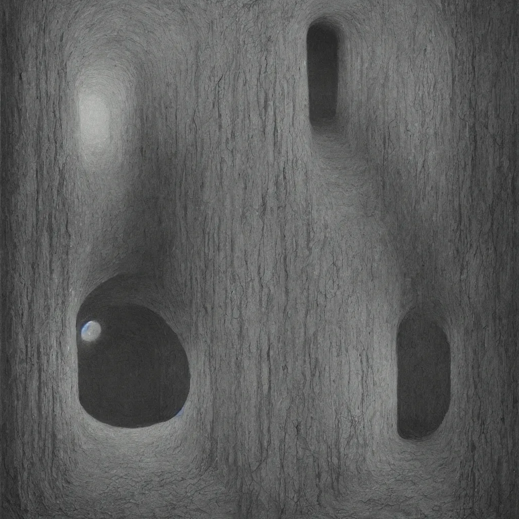 Prompt: laboratory. unsettling. semi - organic. tunnel, doorways. zdzisław beksinski