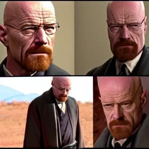 Image similar to walter white is a sith lord from star wars