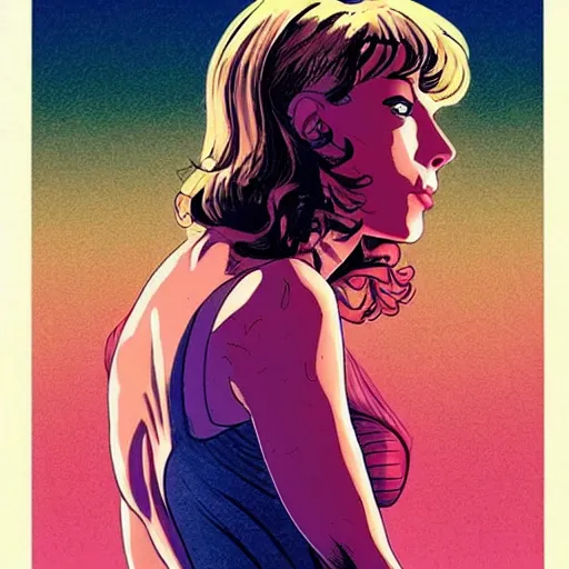 Image similar to “ milla jovovich retro minimalist portrait by jean giraud, moebius starwatcher comic, 8 k ”