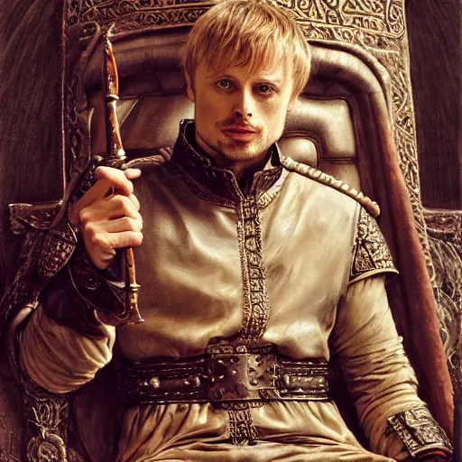 attractive bradley james as king arthur pendragon, sat Stable Diffusion OpenArt